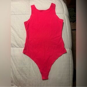 NWOT Pink Aerie Smoothez Bodysuit size Large